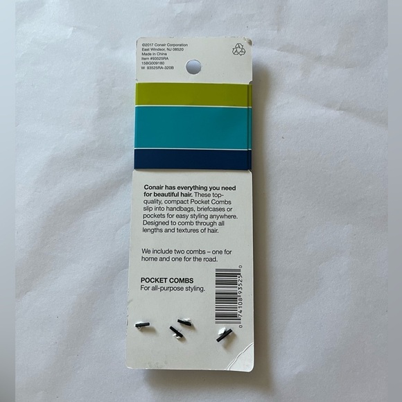 Conair 2 pocket combs smooth & style compact and durable - Picture 3 of 3